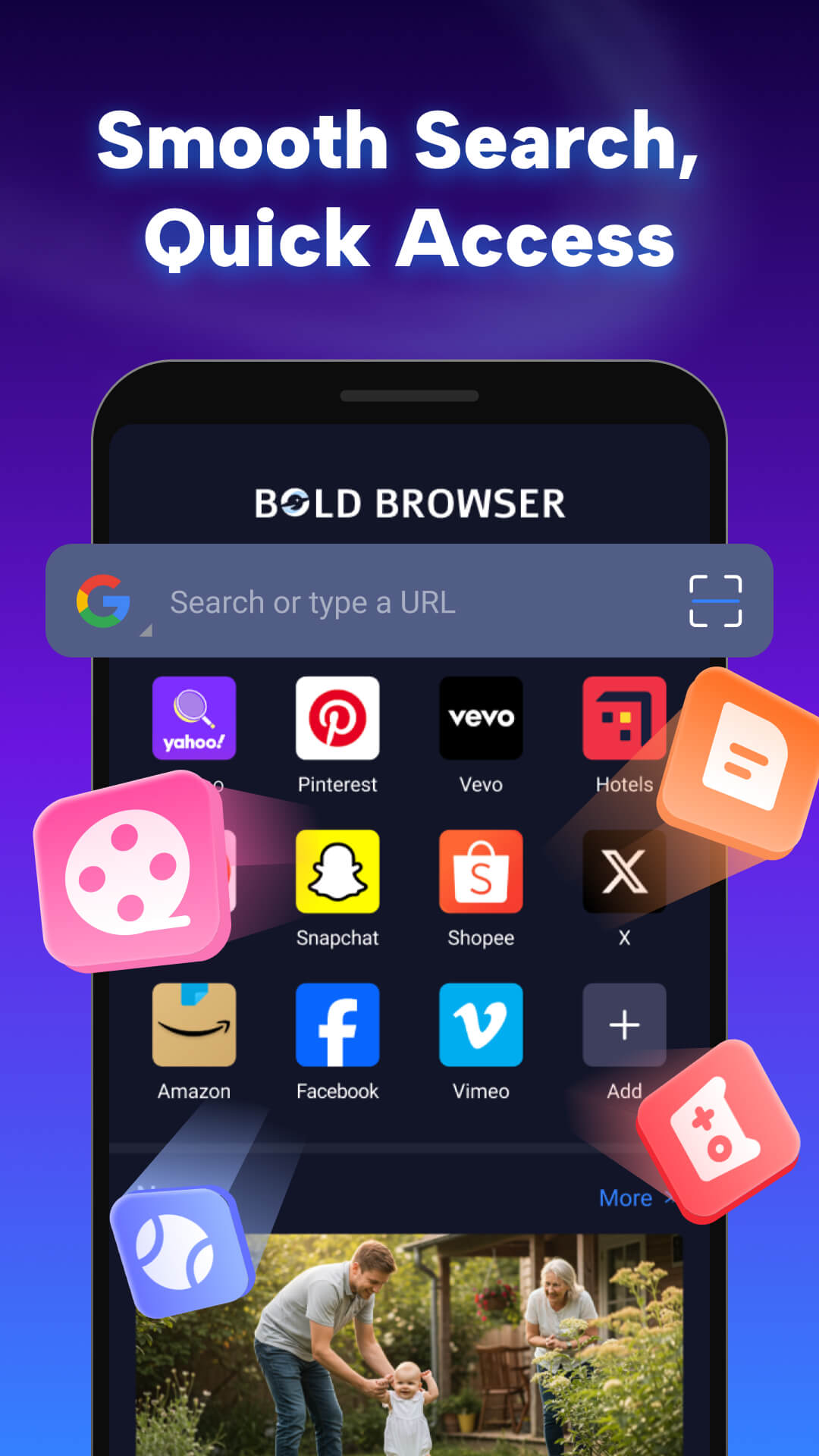 Bold Browser Main Interface